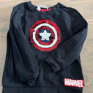 H&M flip sequin sweatshirt